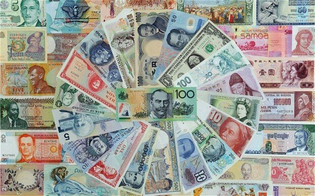 نرخ رسمی یورو و ۲۱ ارز کاهش یافت