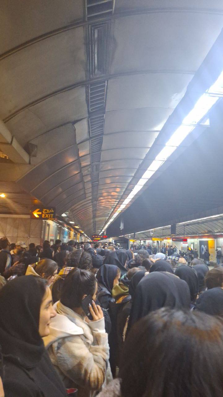 اختلال مجدد در خط یک مترو تهران