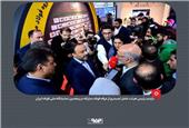 بازدید رئیس هیئت عامل ایمیدرو از غرفه‌ فولاد مبارکه در پنجمین نمایشگاه ملی فولاد ایران